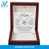 Daughter - Love You Forever - Love Knot Necklace