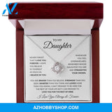 Daughter - Love You Forever - Love Knot Necklace