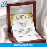 Daughter - Lovely Daughter - Interlocking Hearts Necklace
