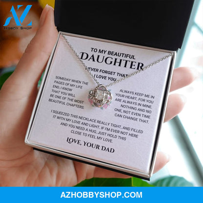 Daughter - Most Beautiful Chapter - Love Knot Necklace