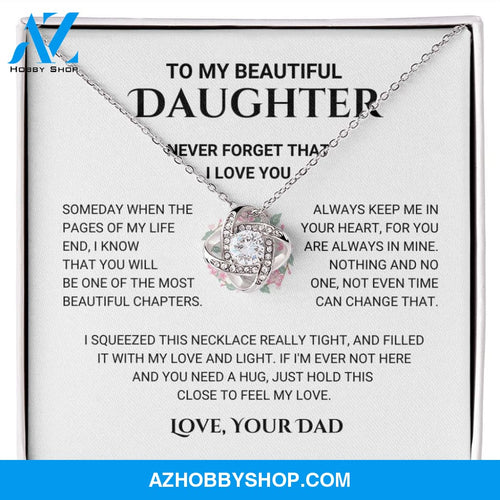 Daughter - Most Beautiful Chapter - Love Knot Necklace
