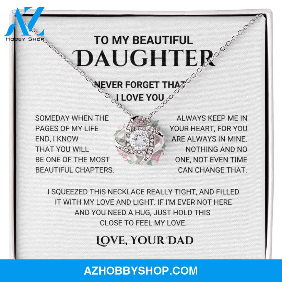 Daughter - Most Beautiful Chapter - Love Knot Necklace