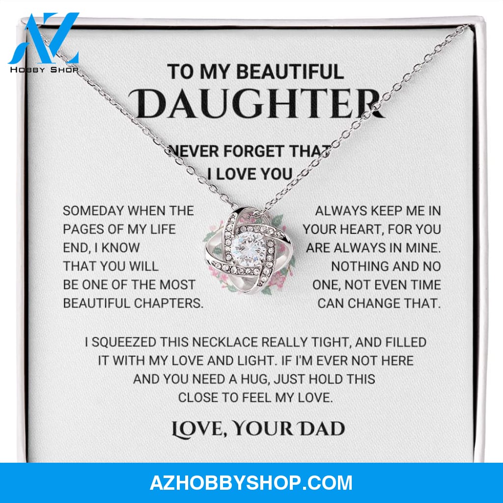 Daughter - Most Beautiful Chapter - Love Knot Necklace