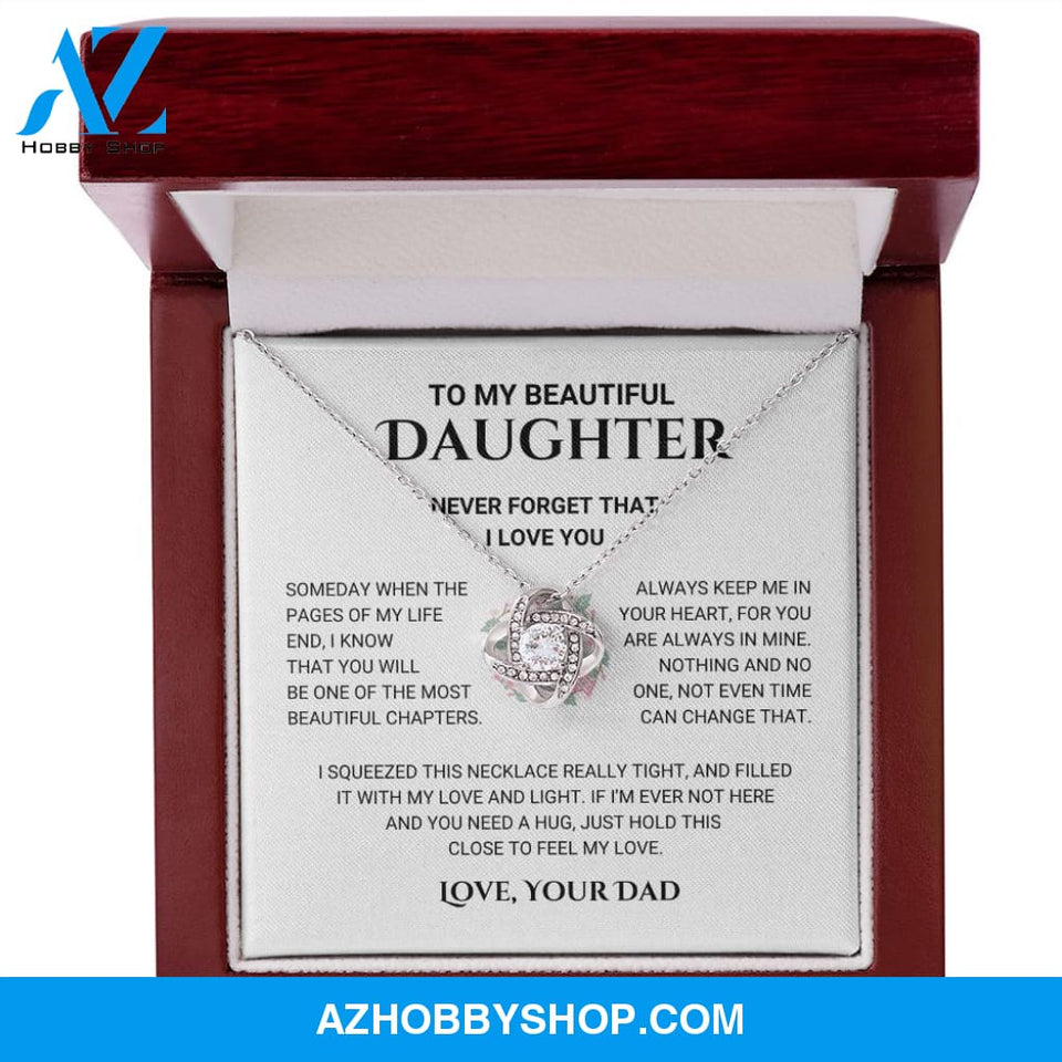 Daughter - Most Beautiful Chapter - Love Knot Necklace