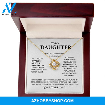 Daughter - Most Beautiful Chapters - Love Knot Necklace