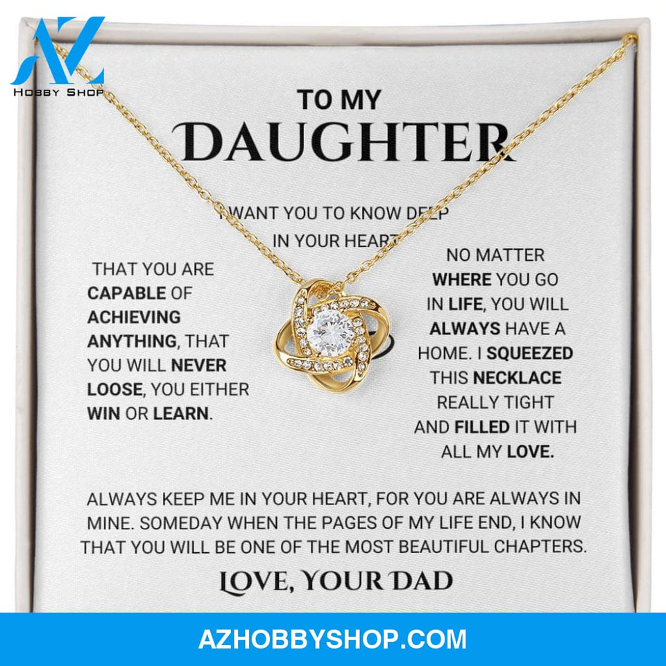 Daughter - Most Beautiful Chapters - Love Knot Necklace