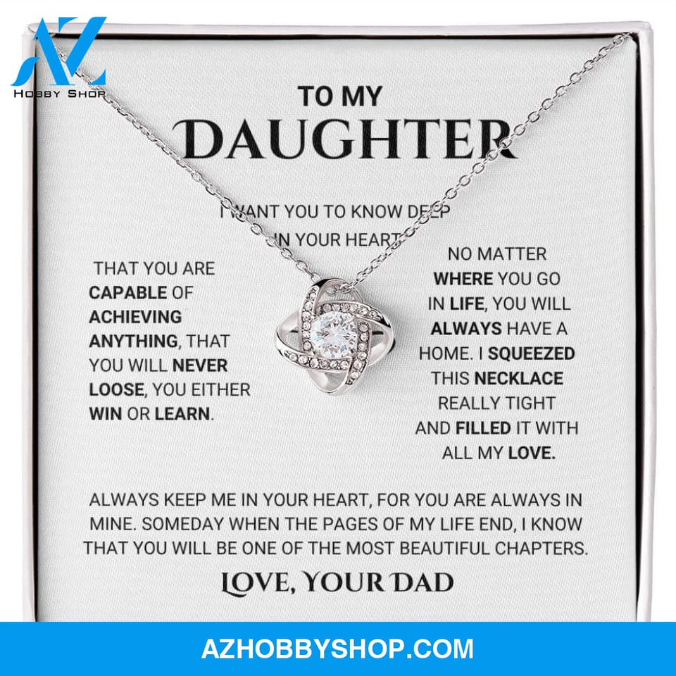 Daughter - Most Beautiful Chapters - Love Knot Necklace