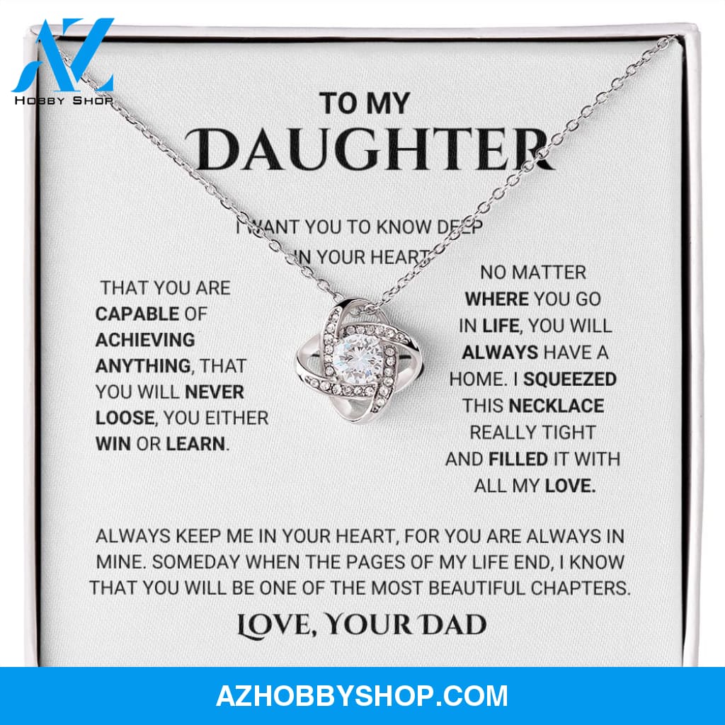 Daughter - Most Beautiful Chapters - Love Knot Necklace