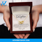 Daughter - Most Precious - Interlocking Hearts Necklace
