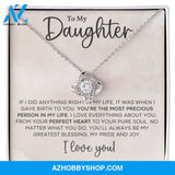 Daughter - Most Precious - Love Knot Necklace