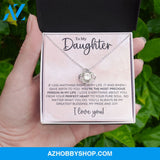 Daughter - Most Precious - Love Knot Necklace