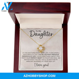 Daughter - Most Precious - Love Knot Necklace
