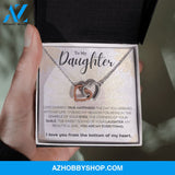 Daughter - My Everything - Interlocking Hearts Necklace