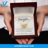 Daughter - My Everything - Interlocking Hearts Necklace