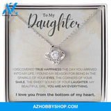 Daughter - My Everything - Love Knot Necklace