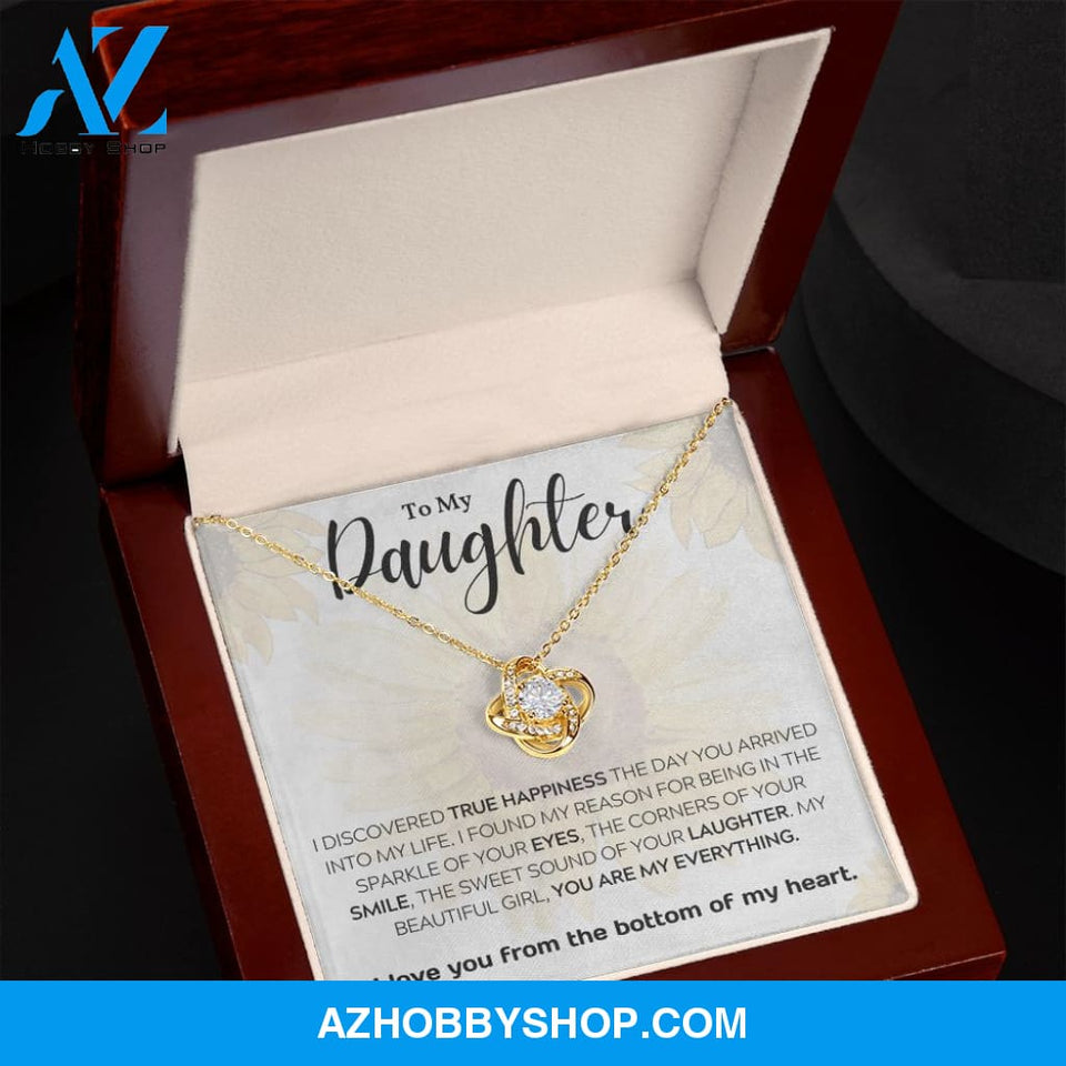 Daughter - My Everything - Love Knot Necklace