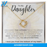 Daughter - My Everything - Love Knot Necklace