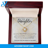 Daughter - My Everything - Love Knot Necklace