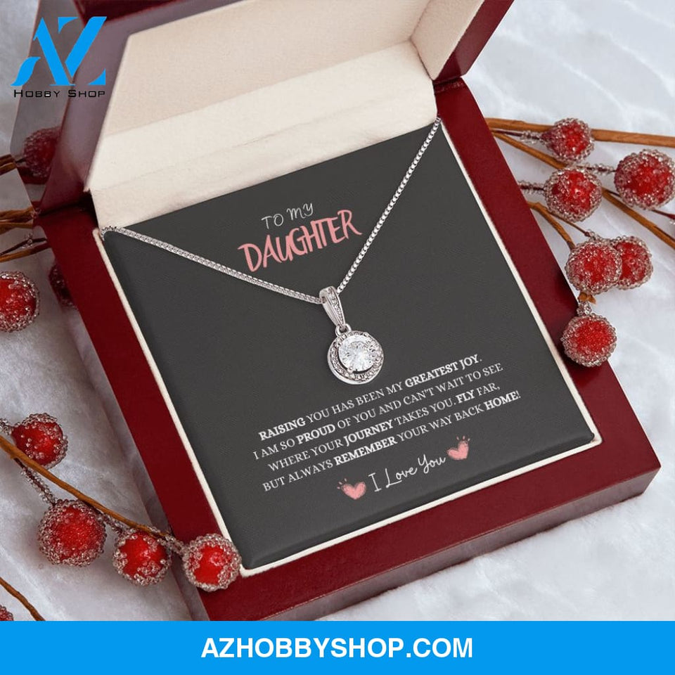 Daughter - My Greatest Joy - Eternal Hope Silver Necklace