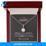 Daughter - My Greatest Joy - Eternal Hope Silver Necklace
