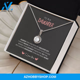 Daughter - My Greatest Joy - Eternal Hope Silver Necklace