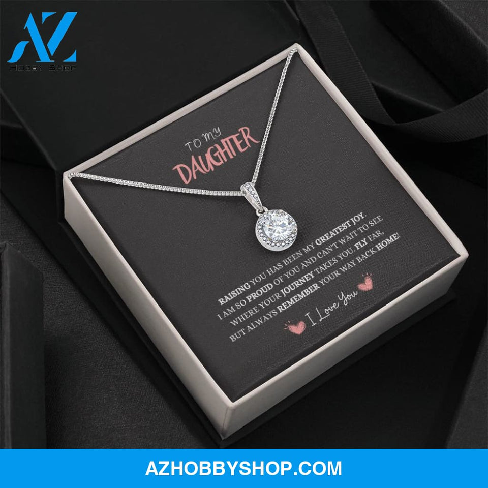 Daughter - My Greatest Joy - Eternal Hope Silver Necklace