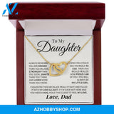 Daughter My Little Girl Connected Hearts