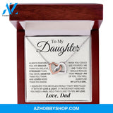 Daughter My Little Girl Connected Hearts