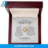 Daughter - My Love For You - Love Knot Necklace