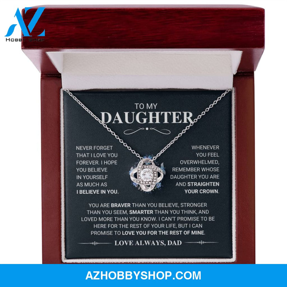 Daughter - My Promise - Love Knot Necklace