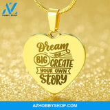 Daughter Necklace - Engraved Heart Necklace