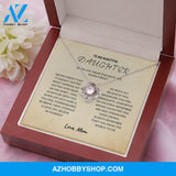 Daughter - Never Forget - Love Knot Necklace