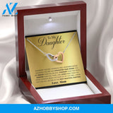 Daughter - Pages Of My Life - Interlocking Hearts Necklace