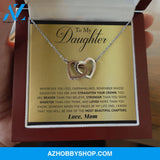 Daughter - Pages Of My Life - Interlocking Hearts Necklace