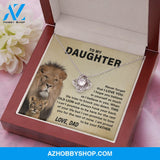 Daughter - Proud Father Love Knot Necklace