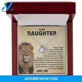 Daughter - Proud Father Love Knot Necklace