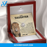 Daughter - Proud Father Love Knot Necklace