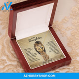 (Daughter) Proud - Solid Gold with Diamonds Necklace