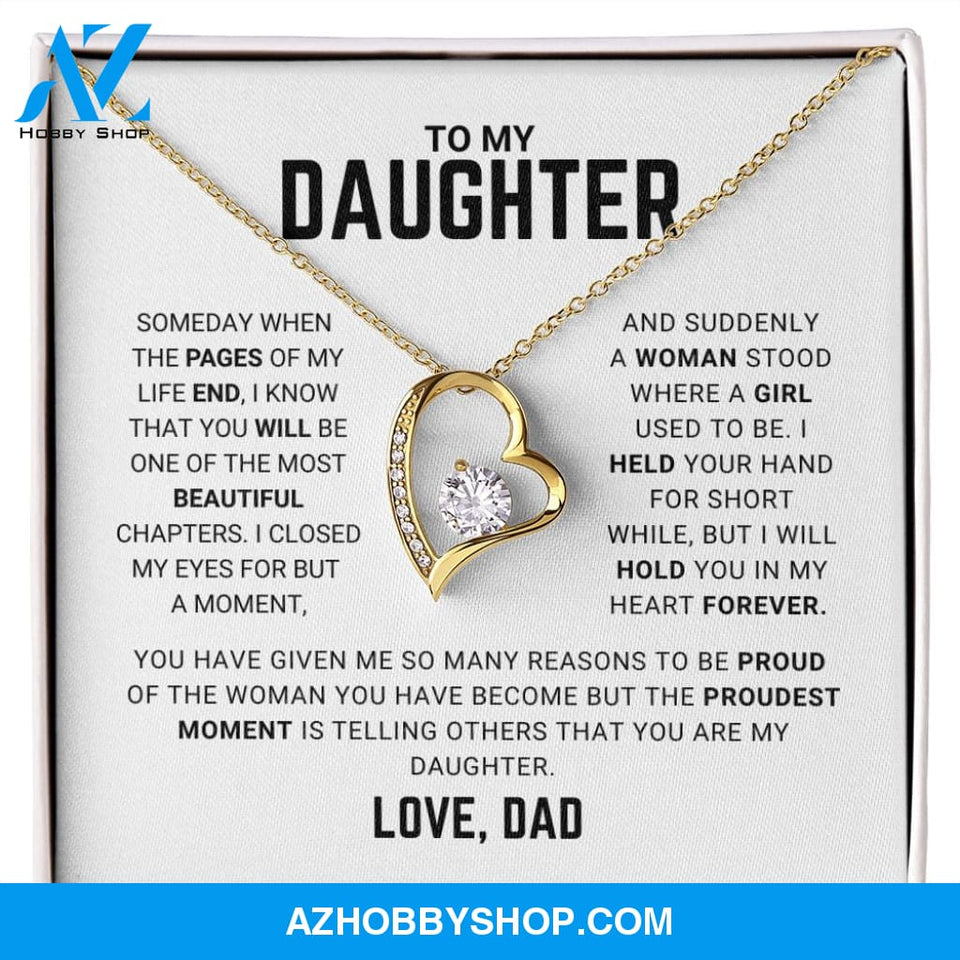 Daughter - Proudest Moment - Forever Love Necklace