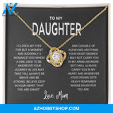 Daughter - Remember - Love Knot Necklace