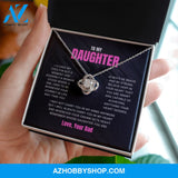 Daughter - Remember - Love Knot Necklace