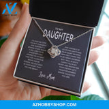Daughter - Remember - Love Knot Necklace