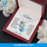 Daughter - Strong and Smart - Crown Necklace