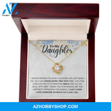Daughter - Thank You - Love Knot Necklace