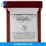 Daughter - Thank You - Love Knot Necklace