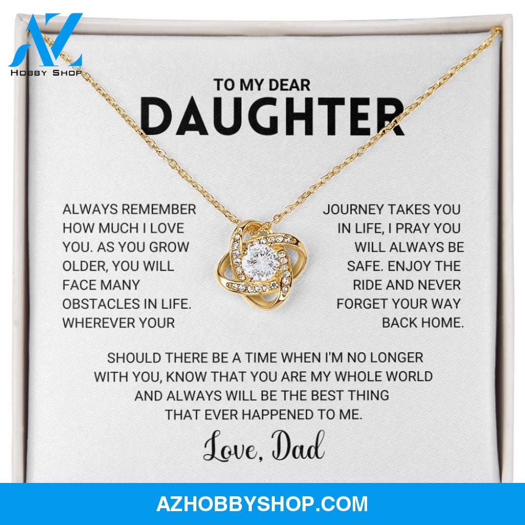 Daughter - The Best Thing - Love Knot Necklace