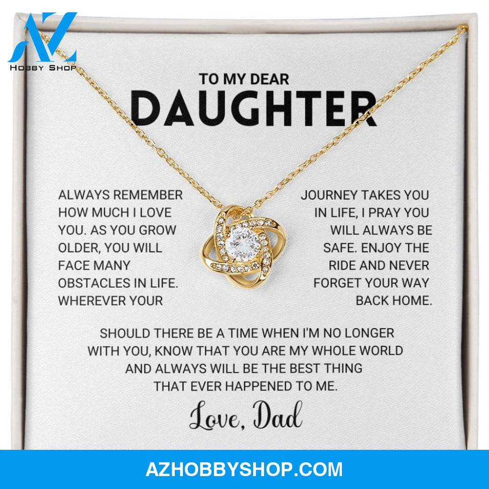 Daughter - The Best Thing - Love Knot Necklace