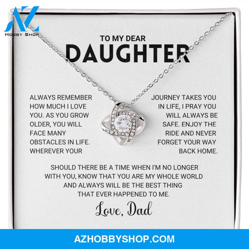 Daughter - The Best Thing - Love Knot Necklace