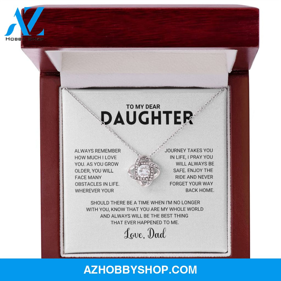 Daughter - The Best Thing - Love Knot Necklace