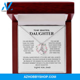 Daughter - The Proudest Moment - Alluring Beauty Silver Necklace
